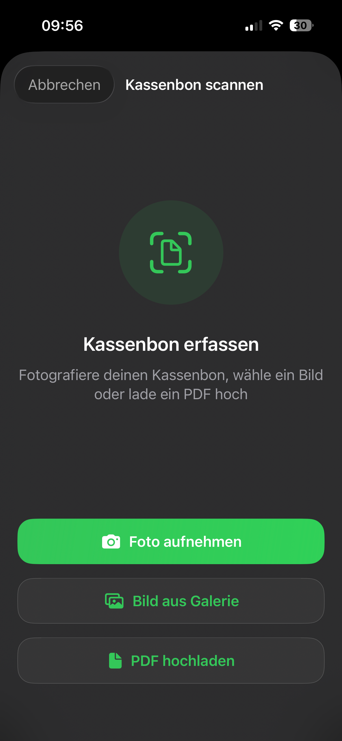 KI-Kassenbon-Scanner erkennt automatisch Supermarkt und Betrag